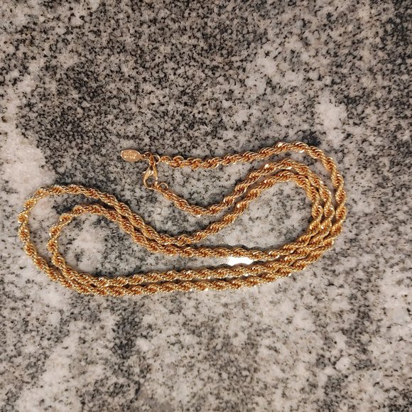 Nolan Miller Necklace Chunky Neck-Chain with Back Clasp, Signed. Long chain. - Picture 10 of 16